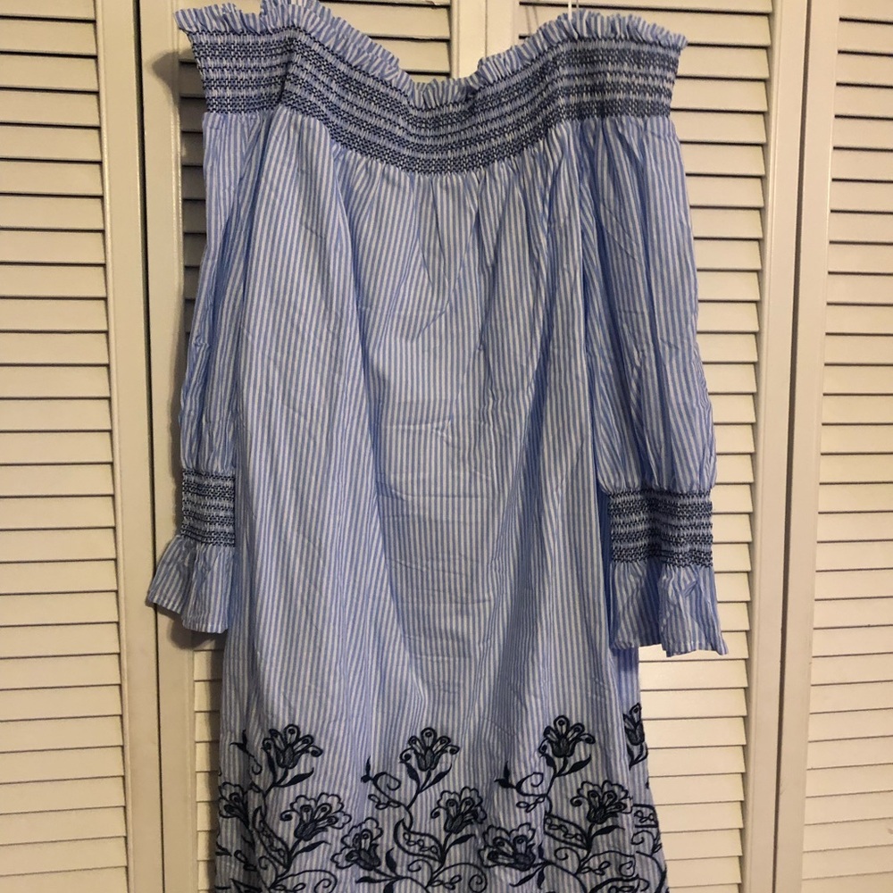 Off the shoulder dress